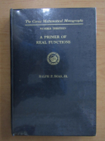 A Primer of Real Functions