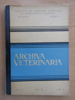 Archiva veterinara, an II, volumul 3