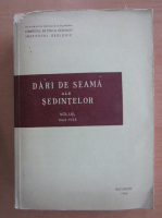 Dari de seama ale sedintelor (volumul 52, partea a II-a)