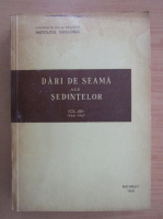 Dari de seama ale sedintelor (volumul 54, partea I)