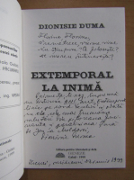 Dionisie Duma - Extermporal la inima (cu autograful autorului)