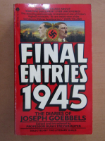 Hugh Trevor Roper - Final Entries 1945