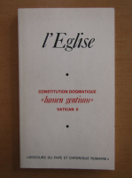 L'Eglise. Lumen gentium. Vatican II