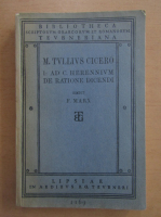 M. Tulli Ciceronis - Ad C. Herennium de Ratione Dicendi