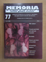 Memoria, revista gandirii arestate, nr. 4, 2011