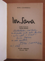 Petru Comarnescu - Ion Sava (cu autograful autorului)