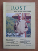 Rost. Revista de cultura crestina si politica, anul VIII, nr. 86, aprilie 2010