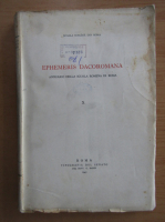 Ephemeris Dacoromana (volumul 10)