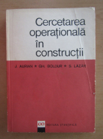 J. Aurian - Cercetarea operationala in constructii