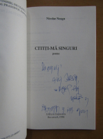 Anticariat: Nicolae Neagu - Cititi-ma singuri (cu autograful autorului)