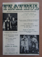 Revista Teatrul, nr. 11-12, noiembrie-decembrie 1985