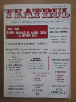 Revista Teatrul, nr. 7-8, iulie-august 1985