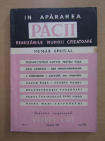 Revista In Apararea Pacii, nr. 8, ianuarie 1952, numar special