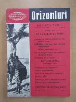 Revista Orizonturi, anul IX, nr. 111-112, august-septembrie 1960