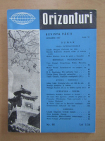 Revista Orizonturi, anul VI, nr. 68, ianuarie 1957