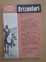 Revista Orizonturi, anul VI, nr. 74, iulie 1957