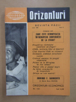 Revista Orizonturi, anul X, nr. 122, iulie 1961
