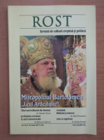 Rost. Revista de cultura crestina si politica, anul V, nr. 52, iunie 2007