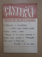 Cantecul preferat. Texte de muzica usoara