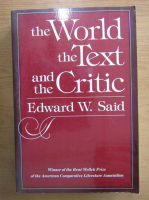 Edward W. Said - The World, the Text and the Critic