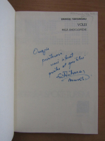 Emanuel Fantaneanu - Volei. Mica enciclopedie (cu autograful autorului)