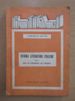 Istoria literaturii italiene (volumul 1)