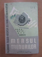 Mersul trenurilor. Editia oficiala de vara 1958