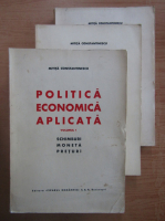 Mitita Constantinescu - Politica economica aplicata (3 volume)