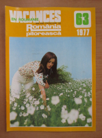 Revista Vacances en Roumanie, nr. 63, 1977