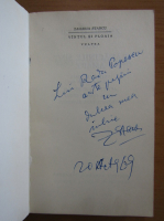 Zaharia Stancu - Vantul si ploaia (3 volume, cu autograful autorului)
