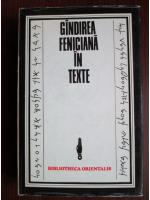 Anticariat: Constantin Daniel - Gandirea feniciana in texte