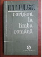Anticariat: Ion Minulescu - Corigent la limba romana