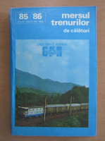 Anticariat: Mersul trenurilor de calatori 1985-1986