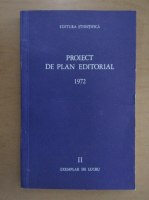 Proiect de plan editorial, 1972