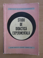 Anticariat: Studii de didactica experimentala