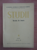Studii. Revista de istorie, anul IX, nr. 4, 1956