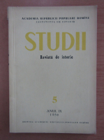 Studii. Revista de istorie, anul IX, nr. 5, 1956