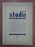 Studii. Revista de istorie, anul XIII, nr. 2, 1960