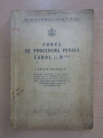 Codul de procedura penala Carol al II-lea