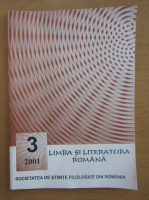 Revista Limba si literatura romana, nr. 3, 2001