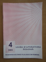 Revista Limba si literatura romana, nr. 4, 2001