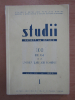 Studii. Revista de istorie, tomul 12, nr. 1, 1959