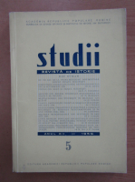 Studii. Revista de istorie, tomul 12, nr. 5, 1959