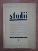 Studii. Revista de istorie, tomul 13, nr. 4, 1960