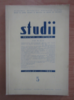 Studii. Revista de istorie, tomul 15, nr. 5, 1962