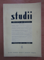 Studii. Revista de istorie, tomul 21, nr. 6, 1968