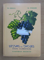 M. Orieux - Lecons de choses. Cours elementaire