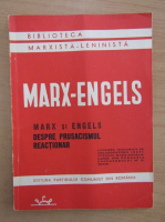 Marx Engels - Despre prusacismul reactionar