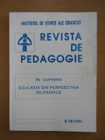 Revista de pedagogie, nr. 8-10, 1994