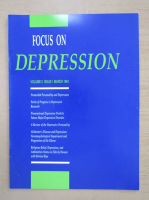 Revista Focus on Depression, volumul 2, nr. 1, martie 1991